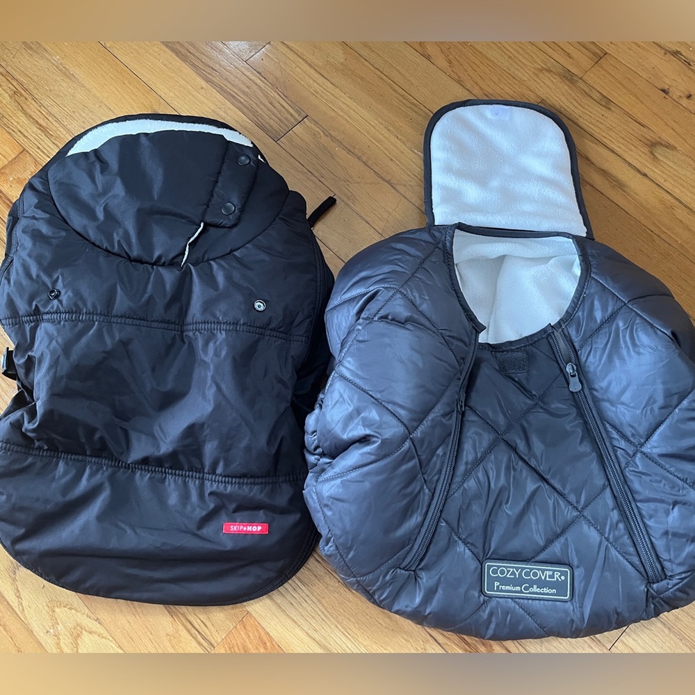 Skip Hop And Cozy Cover, Black Infant Carrier Car Seat Cover